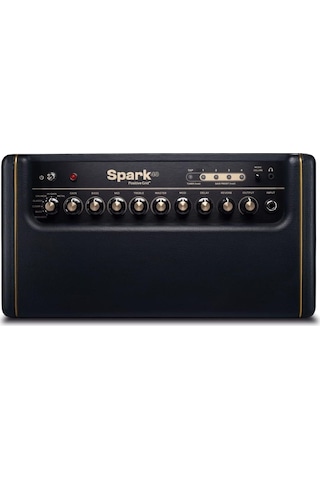 Positive Grid Spark 40w Akıllı Gitar Amfisi, Usb Ses Kartı Ve Bluetooth Hoparlör Combo Siyah