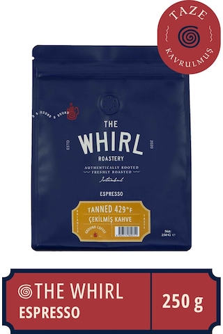 The Whirl Espresso Tanned 429°F Çekilmiş Kahve 250 G
