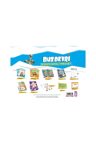 Buz Devri Matematik Destekli Etkinlik Seti (Poşet Çanta Seti)