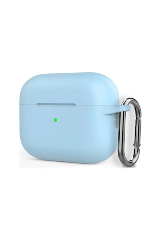 E2m Aırpods Uyumlu 1-2 Kılıf Sense Silikon Açık Mavi Açık Mavi