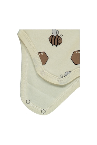 Civil Baby Bebek Çıtçıtlı Badi 1-18 Ay Bej 14d20230123s1-2 Bej