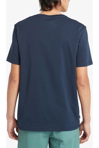 Timberland Tree Logo Short Sleeve Erkek Mavi T-shirt Tb0a2c2rz021 Mavi