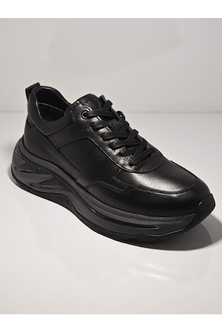 Voyager M534 Siyah Erkek Günlük Deri Comfort Casual Ayakkabı Siyah