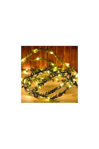 Asonplus Dekoratif Yapay Yapraklı Peri Led 3 Metre Sarmaşık Gün I Gün Işığı