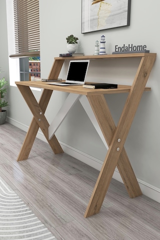 İqas 50x90 Cm Çalışma Masası Laptop Bilgisayar Masası Ofis Ders Yemek Çocuk Masası Çam