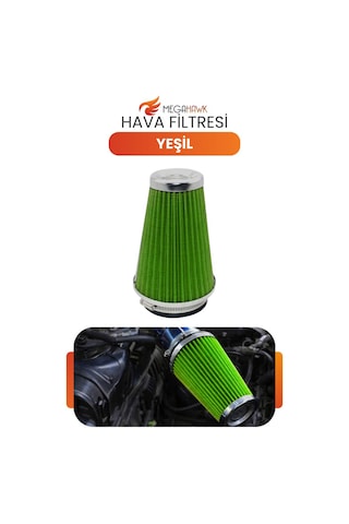 Hava Filtresi Yeşil Universal Açık Hava Filtresi Yüksek Akış