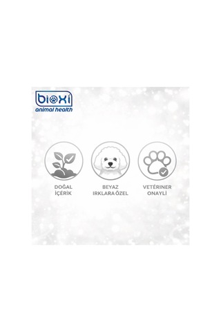 Bioxi White Pure Shampoo Kedi & Köpek Beyaz Tüyler İçin Şampuan 200ml