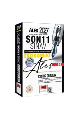 Yargı 2027 Ales Sayısal-sözel Yetenek Son 11 Sınav Çıkmış Sorular Ekonomik Seri Yargı Yayınları Yargı 2027 Ales Sayısal-sözel Yetenek Son 11 Sınav Çıkmış Sorular Ekonomik Seri Yargı Yayınları
