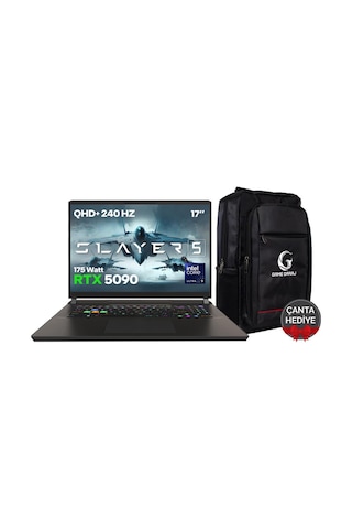 Game Garaj Slayer5 9XL-5090 C2 Ultra 9 275HX 32 GB 2 TB SSD RTX5090 17" Free Dos Dizüstü Bilgisayar