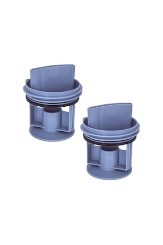 Bosch Wga142x0tr, Wat20480tr, Waw2856xtr, Profilo Cmg120dtr İle Uyumlu Çamaşır Makinesi Pompa Filtre Kapağı 2'li -