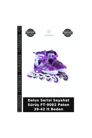 Delux Serisi Seyahat Sürüş Ft-9092 Paten 39-42 Lt Beden Çok Renkli
