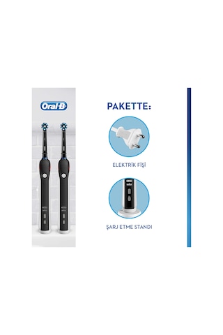 Oral-B Pro 2900 Elektrikli Diş Fırçası Siyah 2'li
