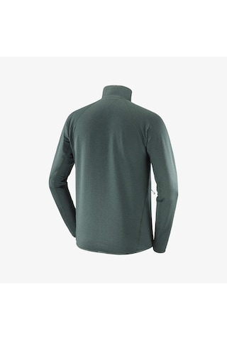 Salomon Essentıal Lıghtwarm Erkek Tam Fermuar Polar Green Gables Lc2706900 Yeşil