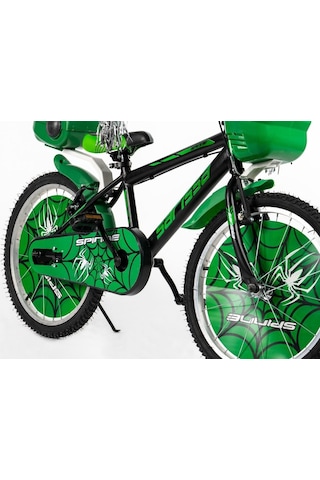 Sarissa Çocuk Bisikleti 20 Jant Spinne Zincir Muhafaza Plastik Bisiklet Mufazası Yeşil