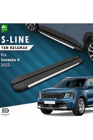 S-dizayn Kia Sorento 4 S-line Aluminyum Yan Basamak 183 Cm 2022 Üzeri