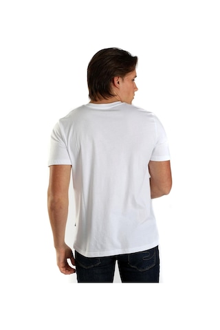 Lee Cooper Jonat Erkek V Yaka T-Shirt Beyaz-17176-Beyaz