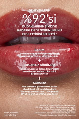 Avon Peptit Serum Lip Gloss Ruby Drip