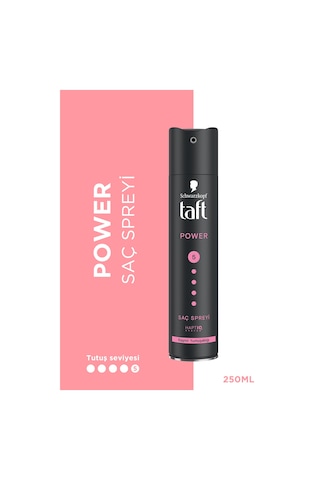 Taft Power Kaşmir Dokunuşu Mega Güçlü Saç Spreyi 250 ML