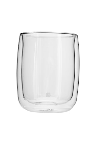 Jumbo Glory Double Wall 2'li Kase 400 Ml Şeffaf