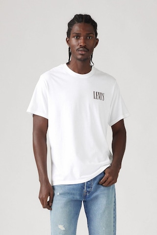 Levi's Lse Ss Relaxed Fit Tee Ssnl Serif Logo Beyaz Erkek T-shirt A2082-0262-4715 Beyaz