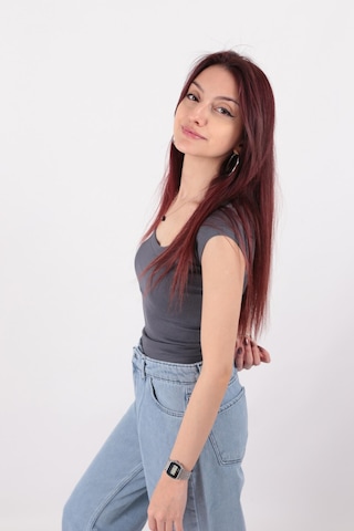 Busem S0016476 Kadın Bluz Antrasit