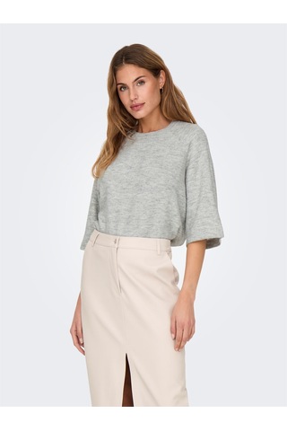 Only Onlsımonı 3/4 Pullover Knt Noos Kadın Gray Kazak - 15333199 Gray