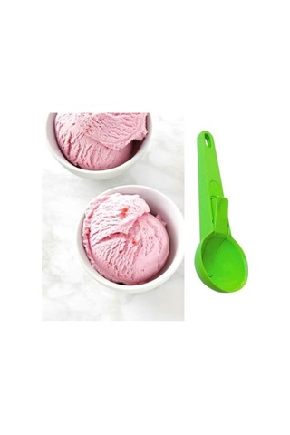 Büro Ev Ofis Mutfağı İçin Plastik Mandallı Kolay Kelçe Dondurma Servis Sunum Kaşığı Diğer
