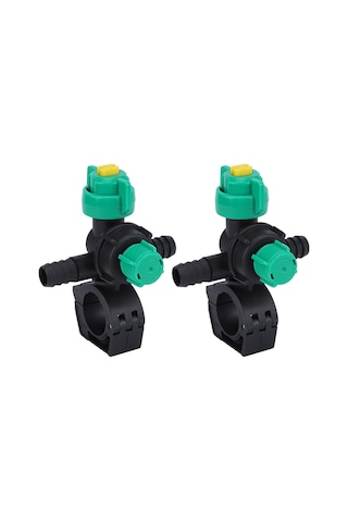 Tarım Püskürtücü Nozul, Çiftlik Çim Püskürtücü, 2pcs Harici İplik Tarımsal Püskürtücü Fan Şeklindeki Püskürtme Nozumu Bahçe İçin