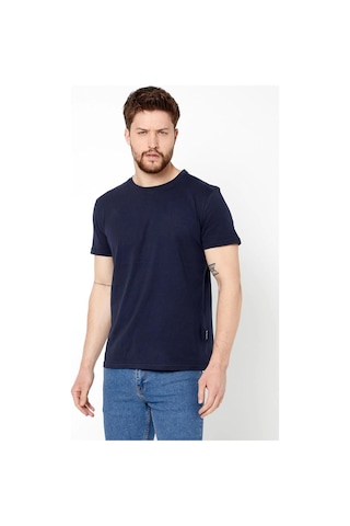Erkek Çok Renkli %100 Pamuk T- Shirt Regular Fit Rahat Kesim Bisiklet Yaka 5'li Basic Tişört Paketi Haki