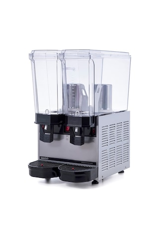 Samixir Klasik Twin 20+20 Lt Fıskiyeli-karıştırıcılı Soğuk İçecek Makinesi 40-smı