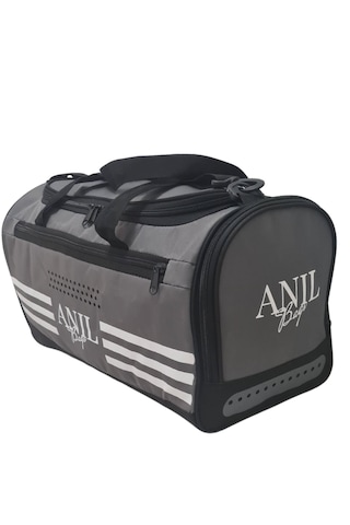 Anılbags Anıl Bags Spor Seyahat Çantası 45 Cm Ayakkabı Bölümlü Gri