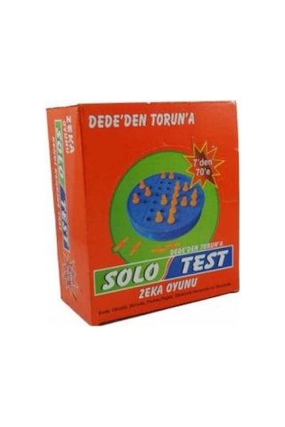 2 Adet Solo Test Zeka Oyunu 2 Adet Solo Test Zeka Oyunu