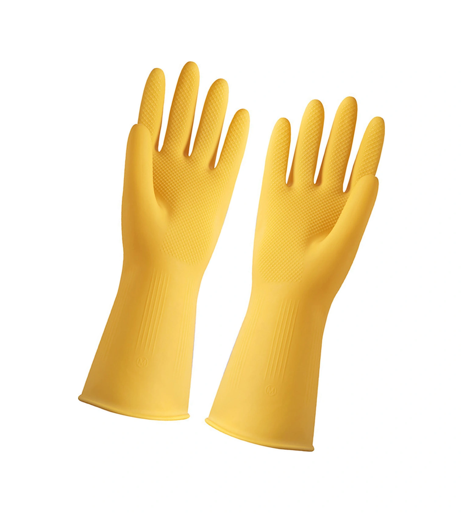 Kosona Ev Temizliği Eldiveni İnce Tipte Dayanıklı Su Geçirmez Kaymazlastırılmış Oxford Lateks L