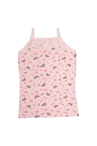 Kota 3405x12 Kız Çocuk 12'li Likralı İp Askılı Karışık Desen Atlet-renkli Asorti