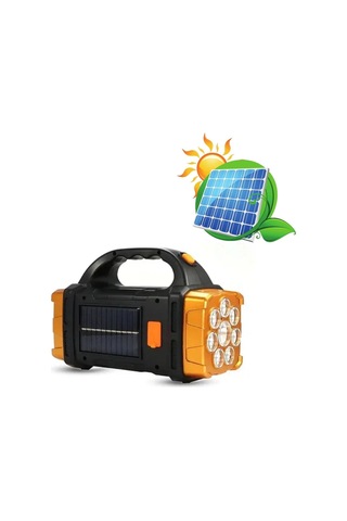 River World 38 W Güneş Enerjili Elde Lamba Çok Renkli