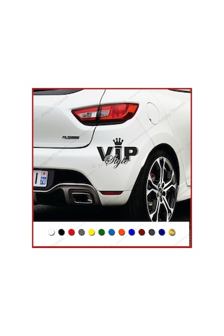 Vip Style Sticker Vip Oto Sticker Her Araca Arma Sticker