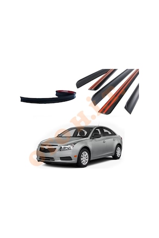 Chevrolet Cruze Uyumlu Bagaj Üstü Spoiler Mat Siyah