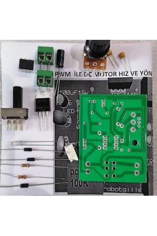 Dc Motor Hız Ve Yön Kontrol Devresi