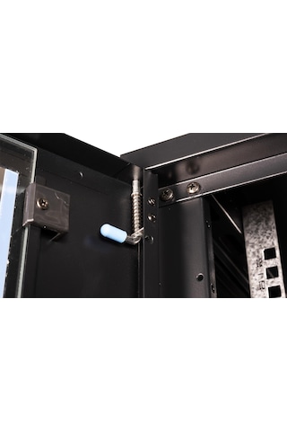 Lande - 12u 19" Duvar Tipi Rack Kabinet Genişlik: 600 Mm Derinlik: 450 Mm Siyah
