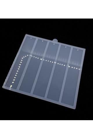 5Li Epoksi Silikon Kitap Ayracı Kalıbı. 16X3 Cm