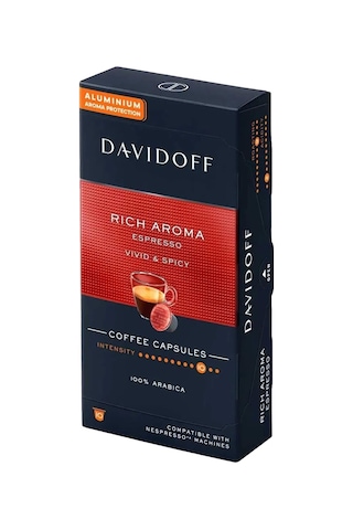 Davidoff Rich Aroma Espresso Vıvıd & Spıcy Kapsül Kahve 5 x 10'lu