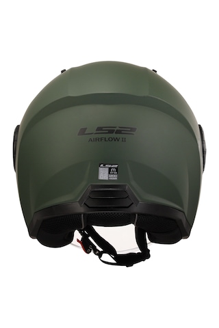 Ls2 Airflow 2 Açık Yarım Kask Mat Koyu Yeşil