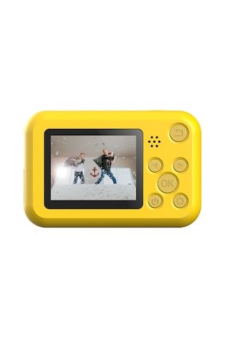 SJCAM FunCam Çocuk Kamerası FullHD 1080p 12MP 2.0” Ekran 650mAh Fotoğraf Makinesi Bulut Desenli Beyaz