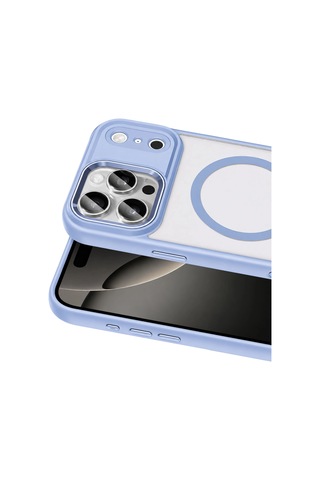 Joko Apple iPhone Uyumlu 18 Pro Terea Magsafe Kapak - Sierra Blue Çokrenkli
