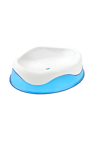 Biyomak Çift Renkli Ergonomik Kristal Sabunluk Beyaz