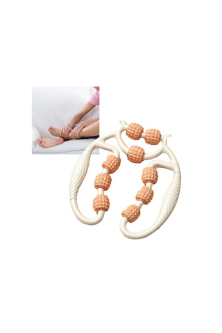 Skycity 9 Tekerlekli 360 Derece Bacak Kas Masaj Rulosu - Akşam Renkli, Vücut Geliştirme Aleti, Kas Yorgunluğu Giderici, Kolay Taşınabilir Abs Malzeme Çok Renkli