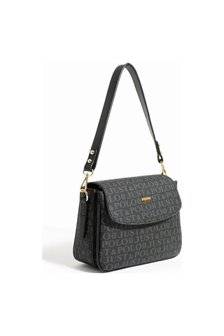 Just Polo Kadın Su Geçirmez Ayarlanabilir Askılı Lüks El & Omuz Çantası Shoulder Bag Ebat: 25 X 15 Cm Siyah 59401993
