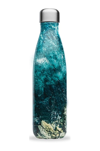 Qwetch QD3438 Özel Tasarımlı Isı Yalıtımlı 500 ML Termos - Deniz Desenli