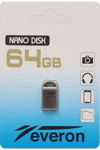 Everon 64 GB USB 2.0 Metal Flash Bellek