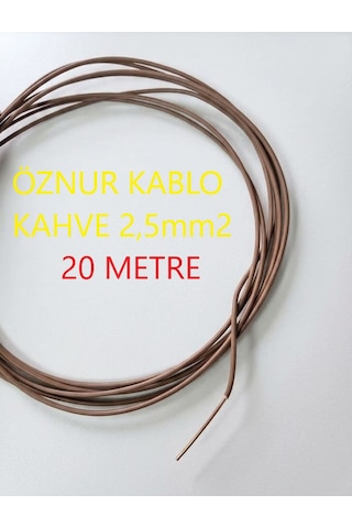 Fazör - Öznur Kahverengi 2,5mm2 Hffr Nya Kablo - 20metre